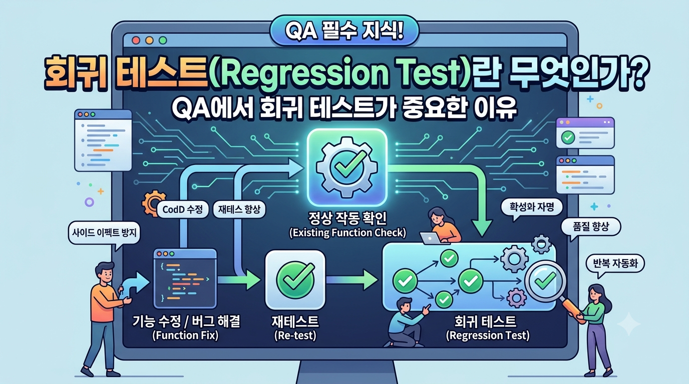 Regression Test(회귀 테스트)란? QA에서 회귀 테스트가 중요한 이유