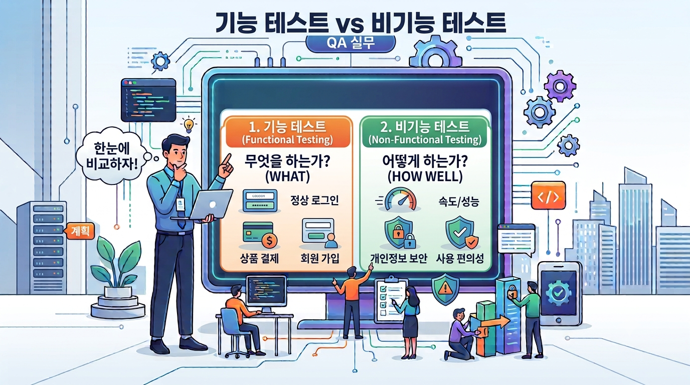 기능 테스트와 비기능 테스트 차이점