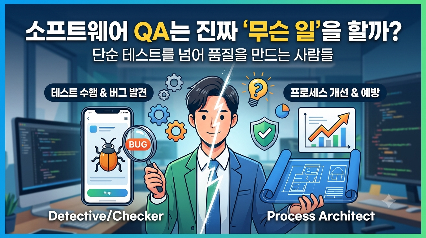 소프트웨어 QA는 실제로 어떤 일을 하는 직업일까?